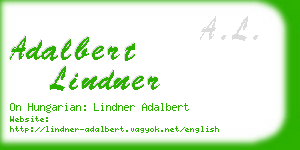 adalbert lindner business card